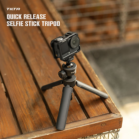 Quick Release Selfie Stick Tripod (Black) Image 6