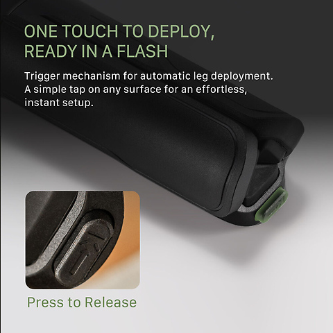 Quick Release Selfie Stick Tripod (Black) Image 7