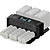 Foldable 6-Bay Charging Station for L-Series/NP-F Batteries
