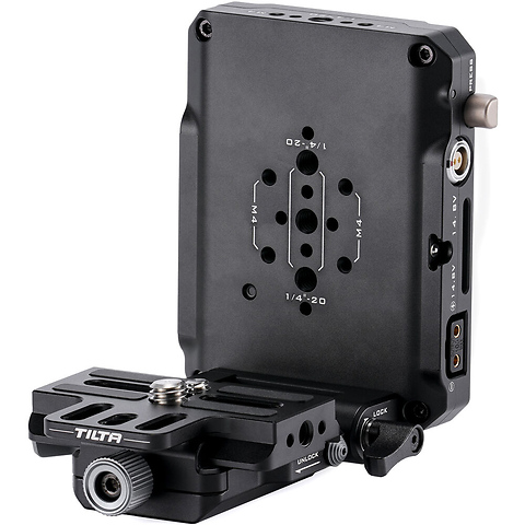 Mini PD V-Mount Battery Plate with Adjustable Arca Receiver Kit Image 1