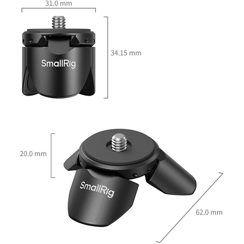 Mini Quick Release Tripod for DJI Osmo Pocket 4/3/Xtra Muse (Black) Image 1