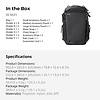 Professional Outdoor Backpack (Black, 25L) Thumbnail 11