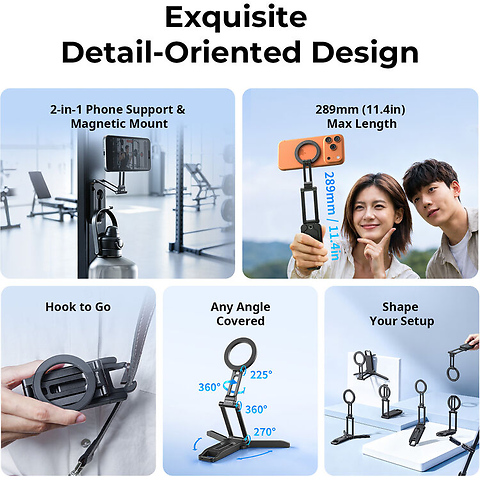 FS-A1 Folding Magnetic Phone Mount Image 7