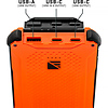 Poseidon Pro Power Bank (10,000mAh, Hi-Vis Orange) Thumbnail 5