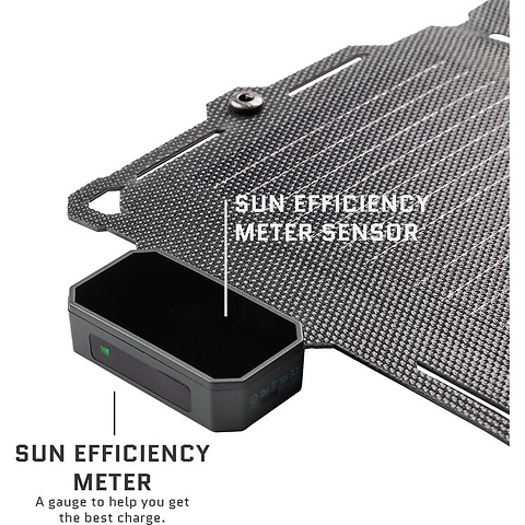 Spectre 8W Folding Solar Panel (Gray) Image 3