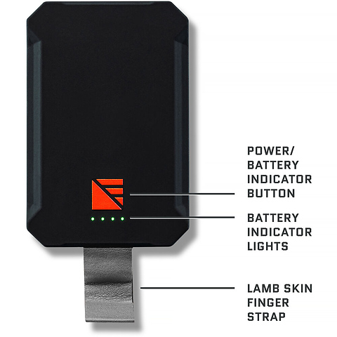 Poseidon Nano Power Bank (3000mAh, Black) Image 2