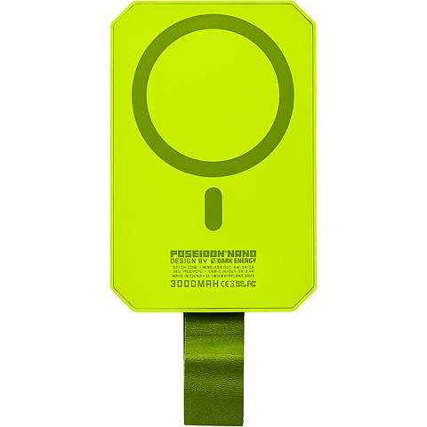 Poseidon Nano Power Bank (3000mAh, Hi-Vis Green) Image 1