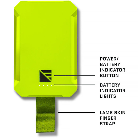 Poseidon Nano Power Bank (3000mAh, Hi-Vis Green) Image 2