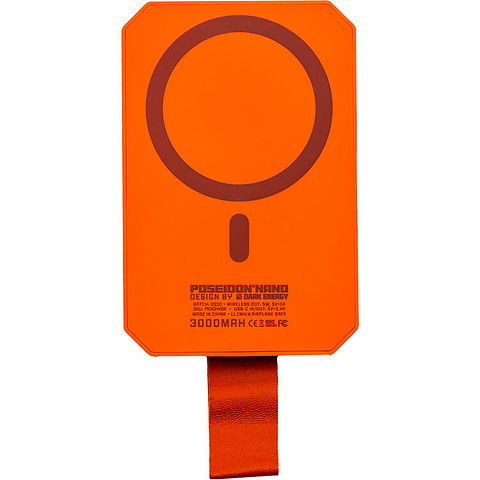 Poseidon Nano Power Bank (3000mAh, Hi-Vis Orange) Image 1