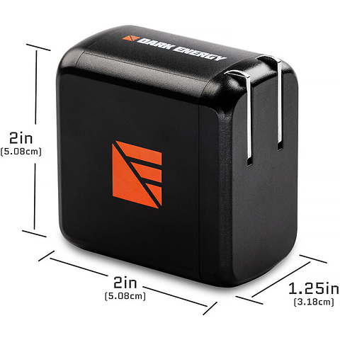 65W 3-Port USB Wall Power Adapter Image 5