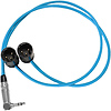 Dual Low-Profile Right-Angle XLR Male to 3.5mm TRS Cable (16 in.) Thumbnail 0