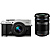 PEN Mirrorless Camera with 14-42mm III and 40-150mm R Lenses (Silver)