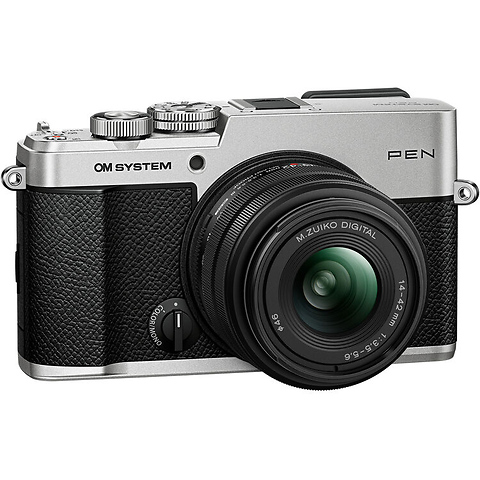 PEN Mirrorless Camera with 14-42mm III Lens (Silver) Image 6