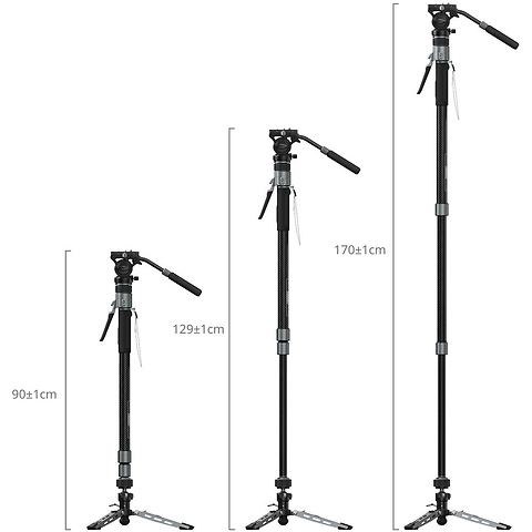 x Potato Jet TRIBEX PRO X-Clutch Hydraulic Monopod (Video Version) Image 1