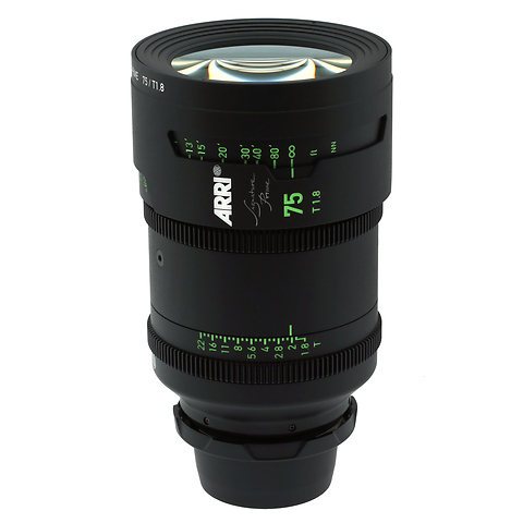 Signature Prime 75mm T1.8 Lens PL, LPL, LDS-2 Mount (Focus Marks in Feet) - Pre-Owned Image 3