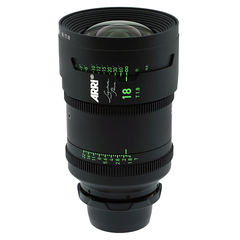 Signature Prime 18mm T1.8 Lens PL, LPL, LDS-2 Mount (Focus Marks in Feet) - Pre-Owned Image 3