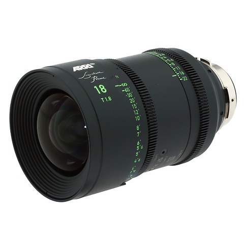 Signature Prime 18mm T1.8 Lens PL, LPL, LDS-2 Mount (Focus Marks in Feet) - Pre-Owned Image 5