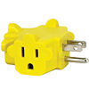 3-Outlet 90 degree Power Block Adapter Thumbnail 0