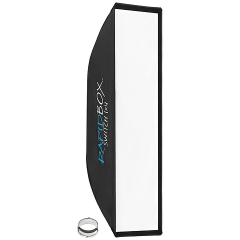 Rapid Box Switch Fold-Flat Strip Softbox with Grid (1 x 4 ft.) Image 0