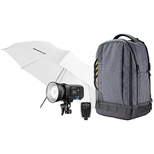 FJ250 250Ws Strobe with FJ-X3 S Trigger for Sony & Umbrella (1-Light Backpack Kit) Image 0