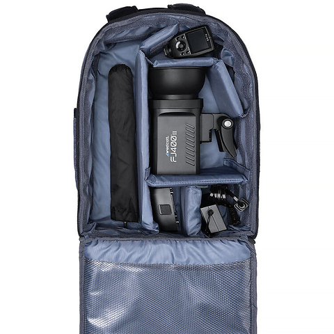 FJ400 II 400Ws Strobe with FJ-X3 M Multi-Brand Trigger & Umbrella (1-Light Backpack Kit) Image 5