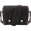 Edward Camera Bag (Full-Grain Leather, Black with Red Stitching) Thumbnail 0
