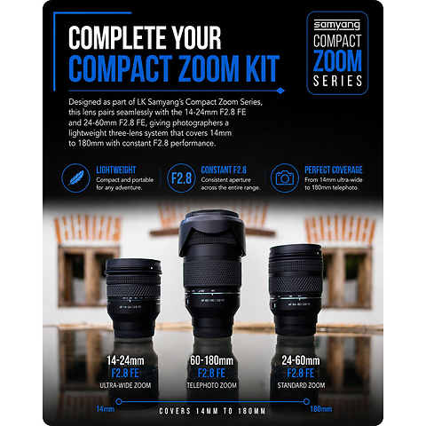 AF 60-180mm f/2.8 Lens for Sony E Image 5