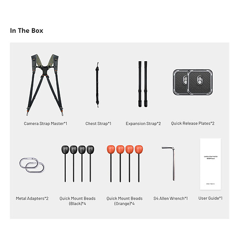 Camera Strap Master (Midnight Black) Image 1