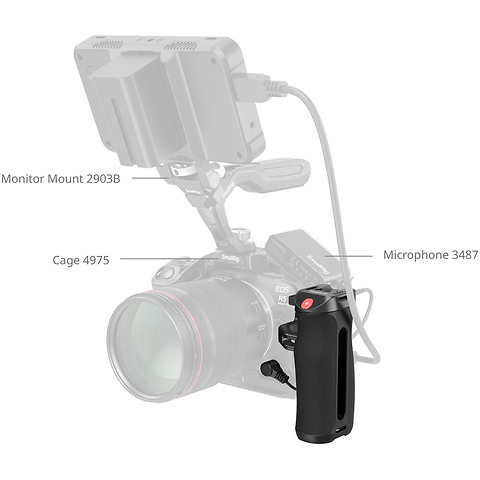 Side Handle with REC Trigger for Select Cameras Image 6