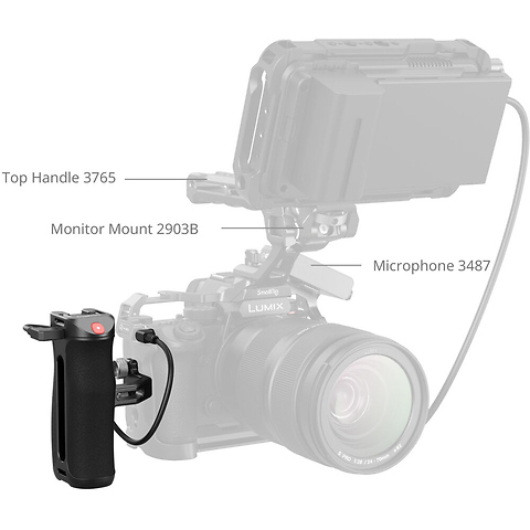 Side Handle with REC Trigger for Select Cameras Image 1