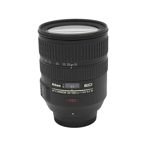 Nikkor AF-S 24-120mm f/3.5-5.6G ED VR Zoom Lens - Pre-Owned Image 0