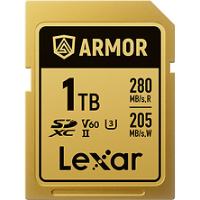 1TB ARMOR GOLD UHS-II SDXC Memory Card Image 0
