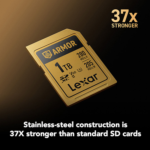 1TB ARMOR GOLD UHS-II SDXC Memory Card Image 1