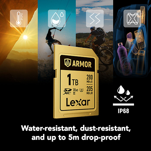 1TB ARMOR GOLD UHS-II SDXC Memory Card Image 2