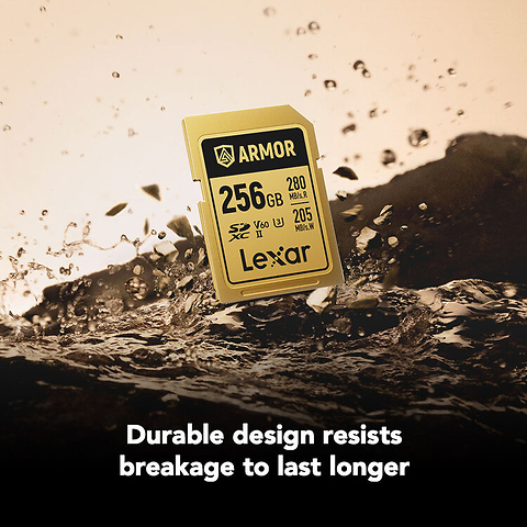 256GB ARMOR GOLD UHS-II SDXC Memory Card Image 3