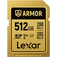 512GB ARMOR GOLD UHS-II SDXC Memory Card Image 0