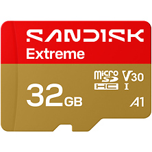 32GB Extreme UHS-I microSDHC Memory Card Image 0
