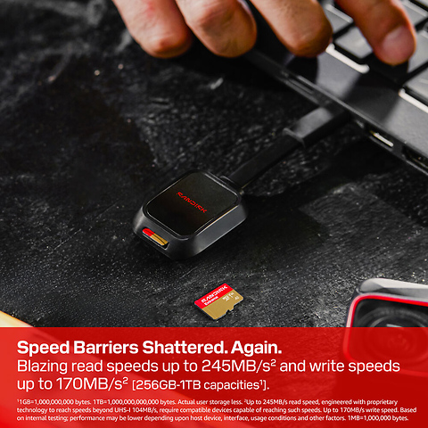 32GB Extreme UHS-I microSDHC Memory Card Image 2