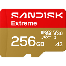 256GB Extreme UHS-I microSDXC Memory Card Image 0
