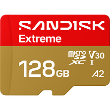 128GB Extreme UHS-I microSDXC Memory Card Image 0