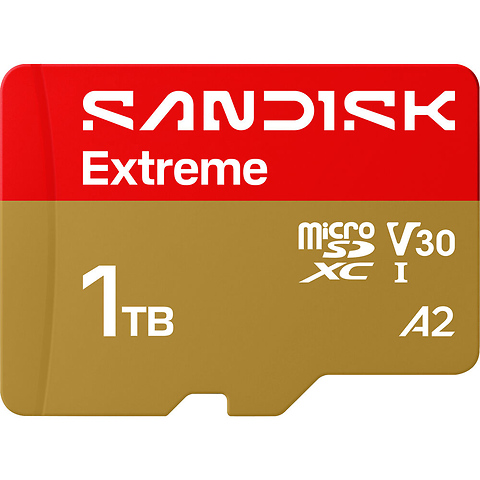 1TB Extreme UHS-I microSDXC Memory Card Image 0