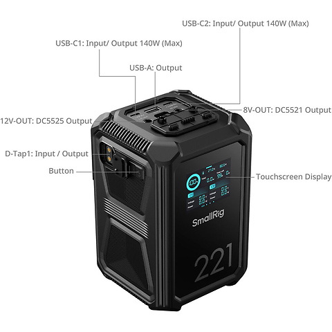 X-Touch Smart Triple-Proof X221 Battery (221Wh, V-Mount) Image 1