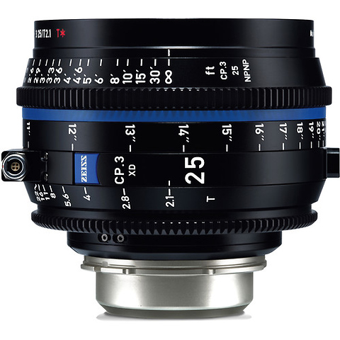 CP.3 XD 25mm T2.1 Compact Prime Cinema Lens (PL Mount, Feet) - Pre-Owned Image 0