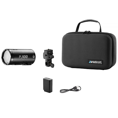 FJ100 100Ws Touchscreen Off-Camera Strobe with FJ Mini AC/DC Battery Image 10