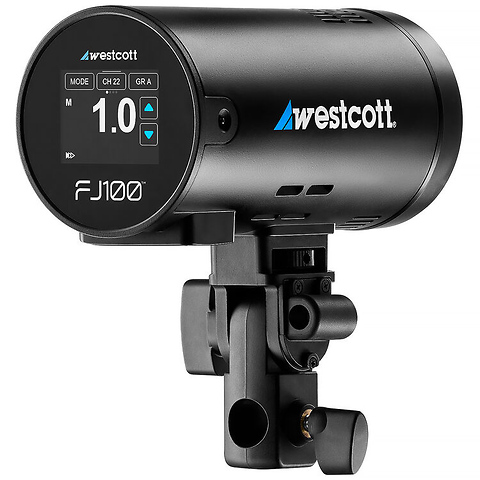 FJ100 100Ws Touchscreen Off-Camera Strobe with FJ Mini AC/DC Battery Image 2