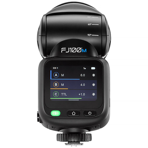 FJ100 M 100Ws Multi-Brand Touchscreen Speedlight Image 5