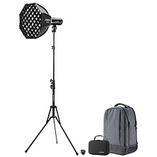FJ100 100Ws Off-Camera Strobe with FJ-T1 M Multi-Brand Trigger (1-Light Backpack Kit) Image 0