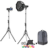 FJ100 100Ws Off-Camera Strobe with FJ-T1 S Trigger for Sony (2-Light Backpack Kit) Thumbnail 0
