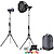 FJ100 100Ws Off-Camera Strobe with FJ-T1 S Trigger for Sony (2-Light Backpack Kit)