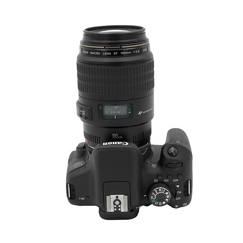 EOS 750D Also Known as Rebel T6i DSLR Camera with 100mm Macro Lens Kit - Pre-Owned Image 1